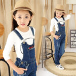 Spring One Piece Children's Denim Overalls - Image 3