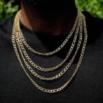 Stainless Steel Figaro Chain Titanium Steel 18K Gold Plating Hip Hop Men's Necklace - Image 5