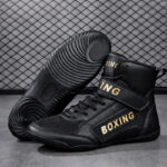 High-top Anti-slip Drop-resistant Wear-resistant Wrestling Shoes