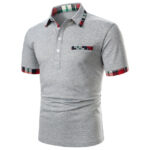 Men Polo Men Shirt Short Sleeve Polo Shirt - Image 4
