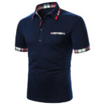 Men Polo Men Shirt Short Sleeve Polo Shirt - Image 3