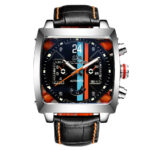 Automatic Self Wind Mechanical Genuine Leather Stainless Steel Casual Men Watch - Image 5