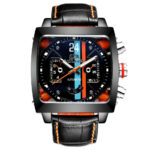 Automatic Self Wind Mechanical Genuine Leather Stainless Steel Casual Men Watch - Image 2
