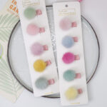 Children'S Hair Ball Hairpin Candy Color Mini Princess Hair Card Bangs Hair Accessories - Image 2