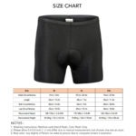 Cycling Underwear Bike Underwear Shorts Thickened Silicone Pad Shock Absorb Easy to Clean Comfortable Cycling Accessory Black M - Image 2