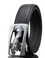 Men Automatic Buckle Leather Belts - Image 2