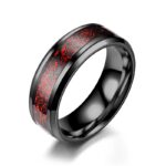 Dragon Pattern Rings Men Stainless Steel Ring Jewelry - Image 6