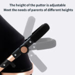 Baby Stroller High Landscape Lightweight Folding Shock Absorption - Image 3