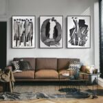 Art Geometric Line Character Abstract Living Room Background Wall Decorative Painting Picture - Image 8