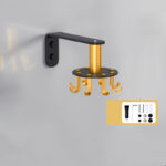 Rotating Towel Rack Free Punch Toilet Bathroom - Image 4