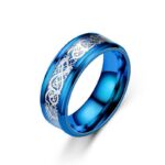 Dragon Pattern Rings Men Stainless Steel Ring Jewelry - Image 5