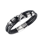 Fashion Multi-layer Hand-woven Leather Bracelet - Image 4