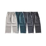 Casual Straight-leg Loose Cargo Pants Male - Image 8