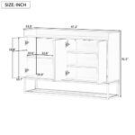 Modern Sideboard, Elegant Buffet Cabinet - Image 3