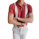 Summer Sportsman Short-sleeved Knitted Casual POLO Shirt - Image 4