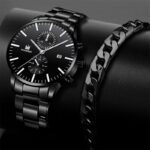 Fake Hree Eye Fashion Business Quartz Watch - Image 10