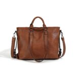 Soft Leather Large Capacity Totes One-shoulder Portable - Image 2