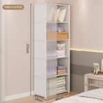 Dust-proof Wardrobe Household Bedroom Storage Cabinet Combination Locker Small Wardrobe Storage Rack - Image 8