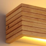 Solid Wood LED Light Bathroom Dressing Table Mirror Cabinet Light - Image 7