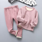 Children's Thermal Underwear Suit Fleece-lined Thickened - Image 7
