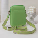 Solid Color Simple Mobile Phone Bags Small Crossbody Shoulder Bag For Women - Image 8