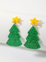 Series Of Christmas Earrings Santa Claus Niche Design - Image 8