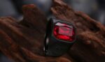 Vintage Red Stone Black Ring For Men Women Punk Gothic Style Male Finger Jewelry Gift Wholesale - Image 3
