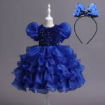Kids Tutu Birthday Princess Party Dress - Image 2