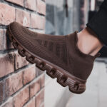 Casual Solid Color Flying Woven Sports Shoes Men Lightweight Breathable Mesh Shoes Summer Sneakers - Image 8