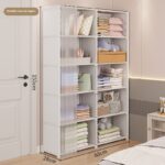 Dust-proof Wardrobe Household Bedroom Storage Cabinet Combination Locker Small Wardrobe Storage Rack - Image 7