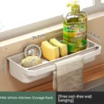 Rag Drain Rack Kitchen Sink Storage Shelf - Image 3