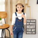 Spring One Piece Children's Denim Overalls - Image 5