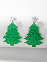 Series Of Christmas Earrings Santa Claus Niche Design - Image 10