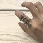 New Snake Bone Ring Goth Punk Set - Image 5