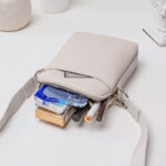 Solid Color Simple Mobile Phone Bags Small Crossbody Shoulder Bag For Women - Image 5
