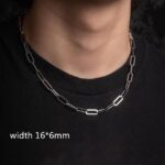 Necklace Chain Luxury Men Boy Jewelry Elegant Gold Color - Image 3