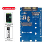 SATA3 To M2 NGFF MSATA SSD Conversion Card Adapter Card Switchboard - Image 2