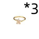 Nose Piercing Body Jewelry Ring Tiny Flower Helix - Image 8