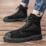 Autumn And Winter Martin Boots New Men''s Shoes Trend Versatile British - Image 4
