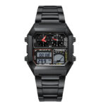 Dual Display Multifunctional Waterproof Alarm Clock Luminous Sports Chronographe Watch - Image 4