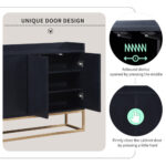 Modern Sideboard, Elegant Buffet Cabinet - Image 9
