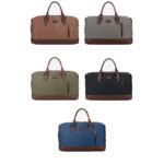 Canvas Travel Bag Men's Gym Bag Outdoor Luggage Bag - Image 5