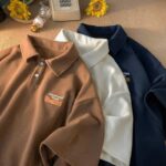 American Retro Polo Shirt Men's Short Sleeve