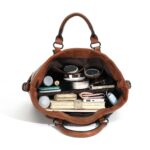 Soft Leather Large Capacity Totes One-shoulder Portable - Image 4