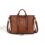 Soft Leather Large Capacity Totes One-shoulder Portable - Image 5