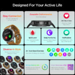 Bluetooth Call Blood Pressure Heart Rate Monitoring Custom Smart Watch - Image 4