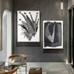 Art Geometric Line Character Abstract Living Room Background Wall Decorative Painting Picture - Image 2