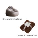 Lazy Sofa Bean Bag Tatami Lounge Chair Bedroom Recliner Single Small Sofa - Image 5