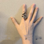 New Snake Bone Ring Goth Punk Set - Image 4