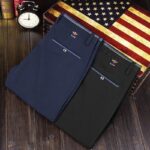 Suit Pants Middle-aged High Elastic Casual Pants Men's Trousers Men Loose Straight Trousers - Image 9